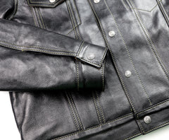 Aero 557XX Type 3 Jean Jacket, size 42, Blackened Brown Vicenza Horsehide
