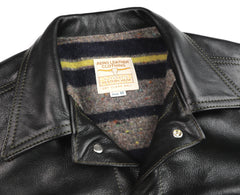 Aero 557XX Type 3 Jean Jacket, size 42, Blackened Brown Vicenza Horsehide