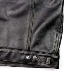 Aero 557XX Type 3 Jean Jacket, size 40, Blackened Brown Vicenza Horsehide