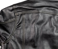 Aero 557XX Type 3 Jean Jacket, size 40, Blackened Brown Vicenza Horsehide