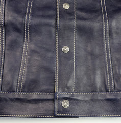 Aero 557XX Type 3 Jean Jacket, size 40, Blue Vicenza Horsehide