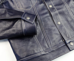 Aero 557XX Type 3 Jean Jacket, size 40, Blue Vicenza Horsehide