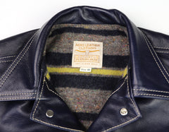 Aero 557XX Type 3 Jean Jacket, size 40, Blue Vicenza Horsehide