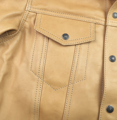 Aero 557XX Type 3 Jean Jacket, size 40, Natural Vicenza Horsehide