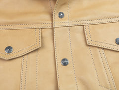 Aero 557XX Type 3 Jean Jacket, size 40, Natural Vicenza Horsehide