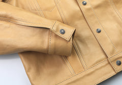 Aero 557XX Type 3 Jean Jacket, size 40, Natural Vicenza Horsehide