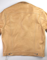 Aero 557XX Type 3 Jean Jacket, size 42, Natural Vicenza Horsehide