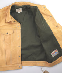 Aero 557XX Type 3 Jean Jacket, size 42, Natural Vicenza Horsehide