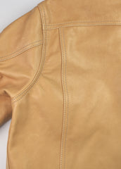 Aero 557XX Type 3 Jean Jacket, size 42, Natural Vicenza Horsehide
