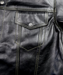 Aero 557XX Type 3 Jean Jacket, size 42, Blackened Brown Vicenza Horsehide