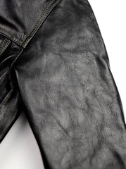 Aero 557XX Type 3 Jean Jacket, size 42, Blackened Brown Vicenza Horsehide