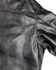 Aero A-1 Military Flight Jacket, size 42, Blackened Brown Vicenza Horsehide