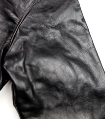 Aero A-1 Military Flight Jacket, size 44, Blackened Brown Vicenza Horsehide