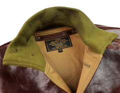 Aero A-1 Military Flight Jacket, size 40, Tobacco Badalassi