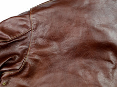 A-2 Military Flight Jacket, size 46, Russet Vicenza Horsehide