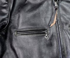 Aero Board Racer, size 40, Blackened Brown Vicenza Horsehide