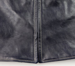 Aero Board Racer, size 44, Navy Blue Vicenza Horsehide