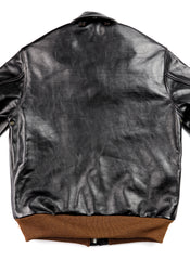 Aero A-2 Military Flight Jacket, size 40, Blackened Brown Vicenza Horsehide
