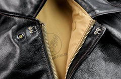 Aero A-2 Military Flight Jacket, size 40, Blackened Brown Vicenza Horsehide