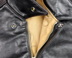 Aero A-2 Military Flight Jacket, size 40, Blackened Brown Vicenza Horsehide