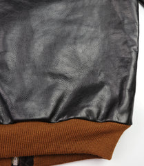 Aero A-2 Military Flight Jacket, size 40, Blackened Brown Vicenza Horsehide