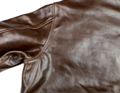 Aero A-2 Military Flight Jacket, size 42, Chestnut Badalassi Cowhide