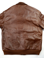 Aero A-2 Military Flight Jacket, size 44, Russet Vicenza Horsehide