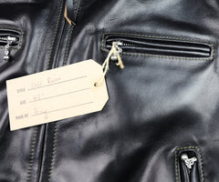 Aero Cafe' Racer, size 42, Black CXL Steerhide