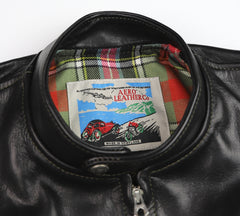 Aero Cafe' Racer, size 42, Black CXL Steerhide