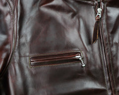Aero Cafe' Racer, size 42, Brown CXL Horsehide