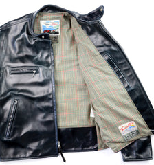Aero Cafe' Racer, size 44, Midnight Blue CXL Horsehide