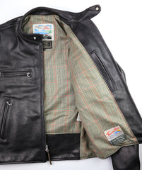 Aero Cafe' Racer, size 42, Tumbled Black CXL Horsehide