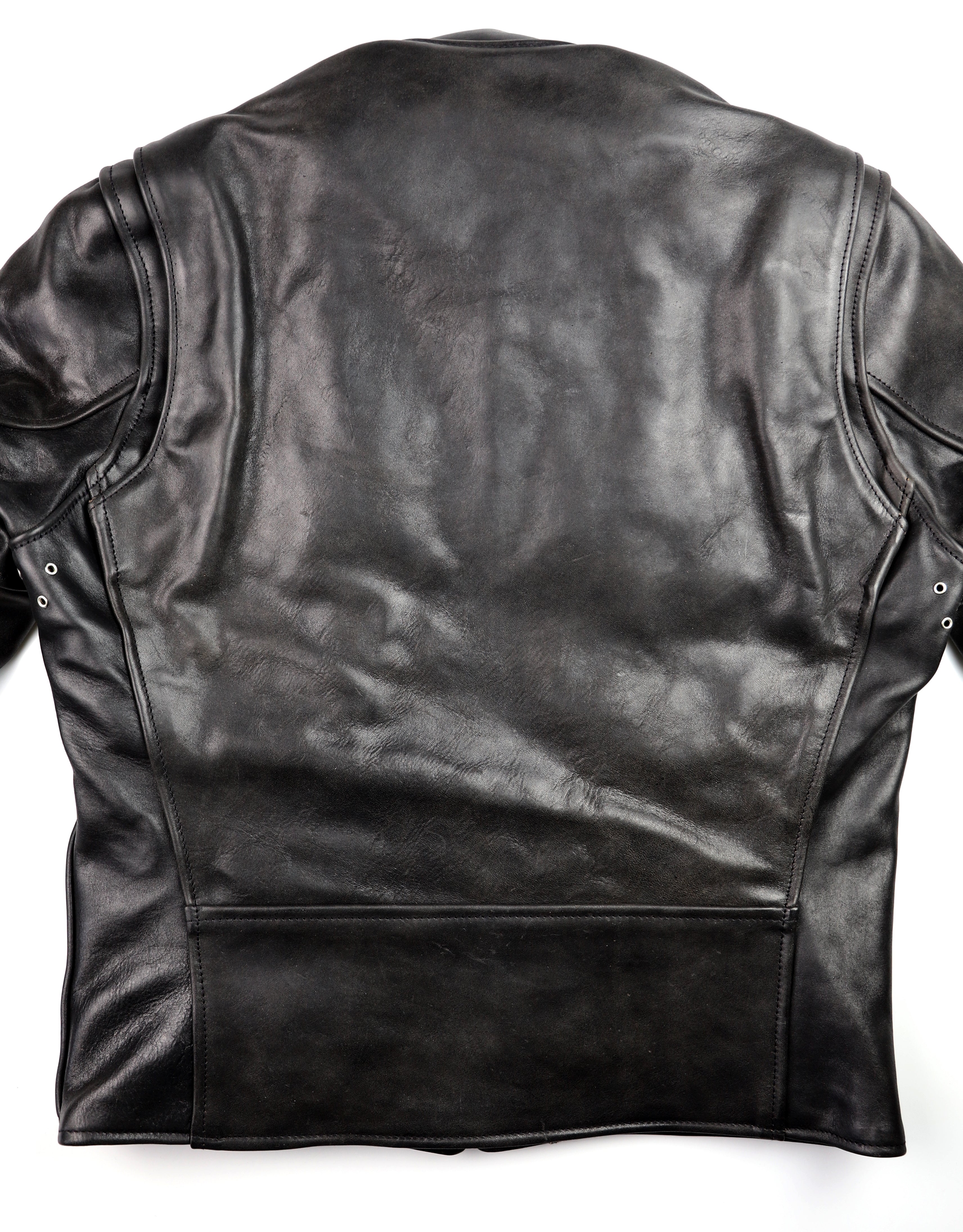 Aero Cafe' Racer, size 42, Tumbled Black CXL Horsehide Aero Cafe' Racer, size 42, Tumbled Black CXL Horsehide