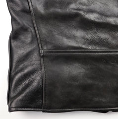 Aero Cafe' Racer, size 42, Tumbled Black CXL Horsehide