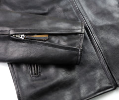 Aero Cafe' Racer, size 42, Tumbled Black CXL Horsehide
