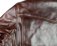Aero Half Belt Deluxe, size 38 (fits like size 42), Brown CXL Steerhide