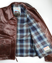 Aero Half Belt Deluxe, size 46 (fits like size 50), Brown CXL Steerhide