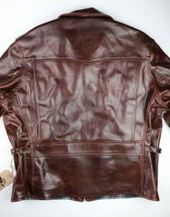 Aero Half Belt Deluxe, size 46 (fits like size 50), Brown CXL Steerhide
