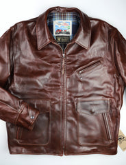 Aero Half Belt Deluxe, size 46 (fits like size 50), Brown CXL Steerhide