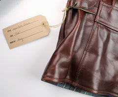 Aero Half Belt Deluxe, size 46 (fits like size 50), Brown CXL Steerhide