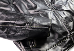 Aero Highwayman, sz 44 (fits like 48), Black Chromexcel Horsehide