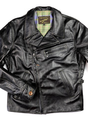 Aero Hooch Hauler, size 42, Blackened Brown Vicenza Horsehide