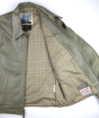 Aero Premier Highwayman, sz 42, Olive Vicenza Horsehide