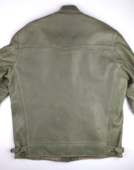 Aero Premier Highwayman, sz 42, Olive Vicenza Horsehide