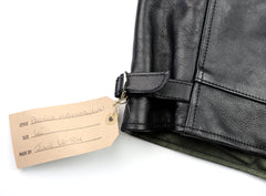 Aero Premier Highwayman, size 44, Black Vicenza Horsehide