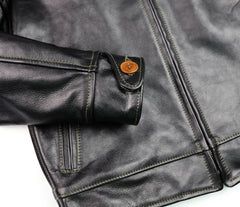 Aero Premier Highwayman, size 38, Blackened Brown Vicenza Horsehide