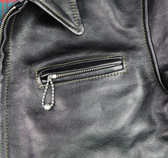 Aero Premier Highwayman, size 38, Blackened Brown Vicenza Horsehide