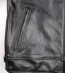 Aero Premier Highwayman, size 38, Blackened Brown Vicenza Horsehide