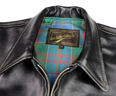 Aero Premier Highwayman, size 38, Blackened Brown Vicenza Horsehide