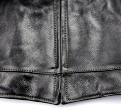Aero Premier Highwayman, size 38, Blackened Brown Vicenza Horsehide